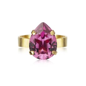 Caroline Svedbom - Ring Mini Drop Guld Dark Rose