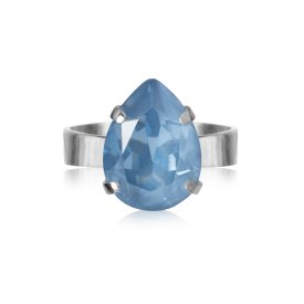 Caroline Svedbom - Ring Mini Drop Rhodium Denim Ignite