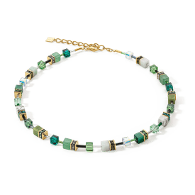 Coeur De Lion - Halsband Geocube Precious Grön