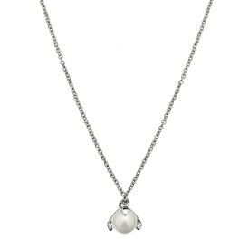 CU Jewellery - Halsband Pearl Kort Silver