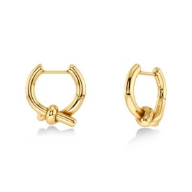 Edblad - Örhängen Novel Knot Hoops S Guld
