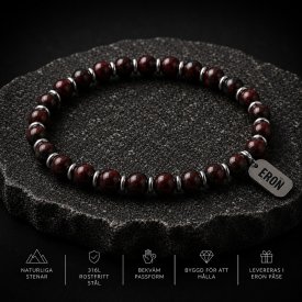 Eron - Armband Anders Elastic Bloodstone