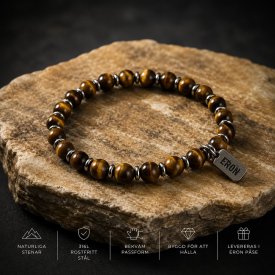Eron - Armband Anders Elastic Tiger Eye