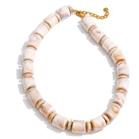 Anna K Jewelry - Halsband Resin Sunlit Sand