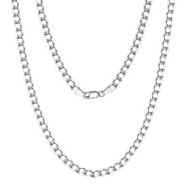 Highnose 925 - Halsband Plain 0,5 Silver