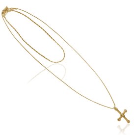Ioaku - Halsband Berry Cross Guld