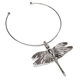 Ioaku - Halsband Dragonfly Silver