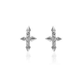 Ioaku - Örhängen Eternal Faith Stud Silver