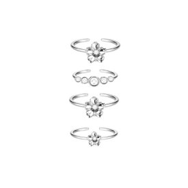 Ioaku - Ring La Fleur 4-Pack Stål 