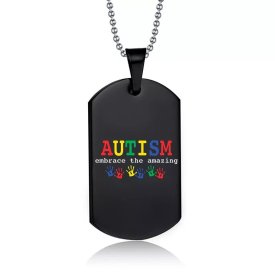 Love Words Jewellery - Halsband Medicinskt Autism Amazing