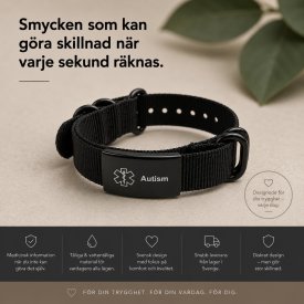 Medicinskt ID-armband - Autism