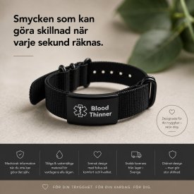 Medicinskt ID-armband - Blood Thinner