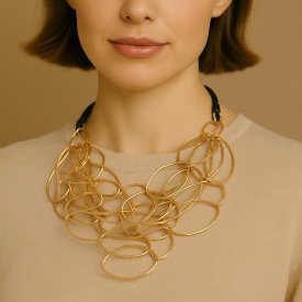 Miss Minna - Halsband Como Guld