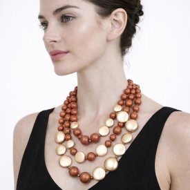 Miss Minna - Halsband Roma Brun