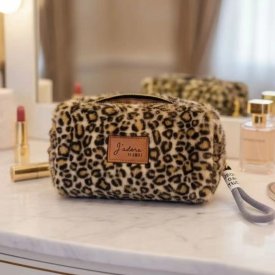 Necessär - J'adore Leopard Brun