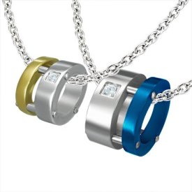 Love Words Jewellery - Parsmycken Halsband 2st Ringar