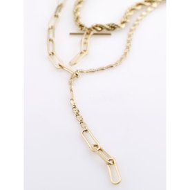 Pilgrim - Halsband Simplicity 2-i-1 Guld