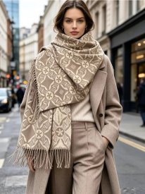 Scarf - Florenza Taupe