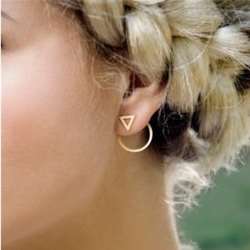 CU Jewellery - Örhängen Signs Guld
