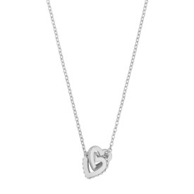 Snö of Sweden Halsband Connected Heart Silver