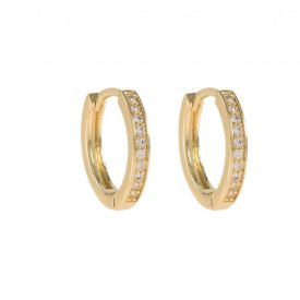 Snö of Sweden Örhängen Elaine Ring Guld