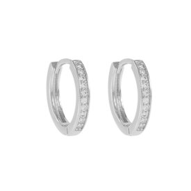 Snö of Sweden Örhängen Elaine Ring Silver