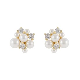 Snö of Sweden Örhängen Mayfair Irregular Guld