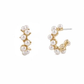 Snö of Sweden Örhängen Mayfair Pearl Guld