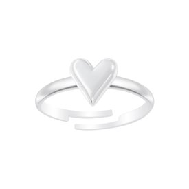 The Botilda - Ring Hjärta Silver