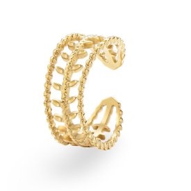 Anna K Jewelry - Ring Open Oslo Guld