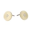 Snö of Sweden Örhängen Rule Circle Studs Guld