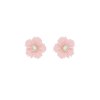 Snö of Sweden Örhängen Florette Rosa Studs