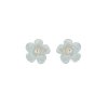 Snö of Sweden Örhängen Florette Blå Studs