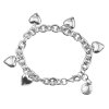Snö of Sweden Armband Card Charm Silver
