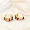 Anna K Jewelry - Örhängen Sparkling Round Guld Mix