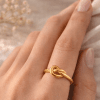 Anna K Jewelry - Ring Endless Knot Guld