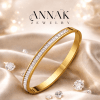 Anna K Jewelry - Armband Baguette Guld