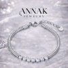 Anna K Jewelry - Armband Cubic Stål Klar