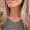 Caroline Svedbom - Halsband Antonia Guld Crystal