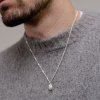 Björg Jewellery - Halsband Anatomiskt Hjärta Iconic Medium Silver