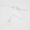 Björg Jewellery - Halsband Anatomiskt Hjärta Iconic Medium Silver