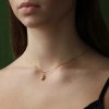 Björg Jewellery - Halsband Anatomiskt Hjärta Iconic Smal Guld