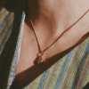 Björg Jewellery - Halsband Anatomiskt Hjärta Iconic Smal Guld