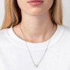 Björg Jewellery - Halsband Anatomiskt Hjärta Smal Silver