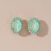 Blossom Bijoux - Clipsörhängen Camélia Turkose