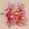Blossom Bijoux - Clipsörhängen Confetti Glam Rosa Mix