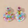 Blossom Bijoux - Clipsörhängen Disco Bloom Rainbow