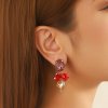 Blossom Bijoux - Clipsörhängen Florence Svart