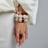 Bud To Rose - Armband Resin Vibe Vit