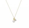 Bud To Rose - Halsband Ice Pearl Lång Guld